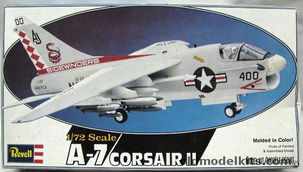 Revell 1/72 US Navy A-7A Corsair II - VA-86 'Sidewinders' USS America, 4100 plastic model kit
